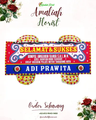 Karangan Bunga Ucapan Selamat di Cobodoe
