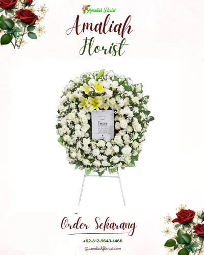 Krans Bunga Duka Cita di Cobodoe